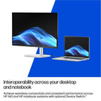 HP EliteStudio 8 All-in-One G1i 27 inch Desktop AI PC Intel Core Ultra 5 68.6 cm (27") 2560 x 1440 pixels 16 GB DDR5-SDRAM Windows 11 Pro Wi-Fi 7 (802.11be) Silver
