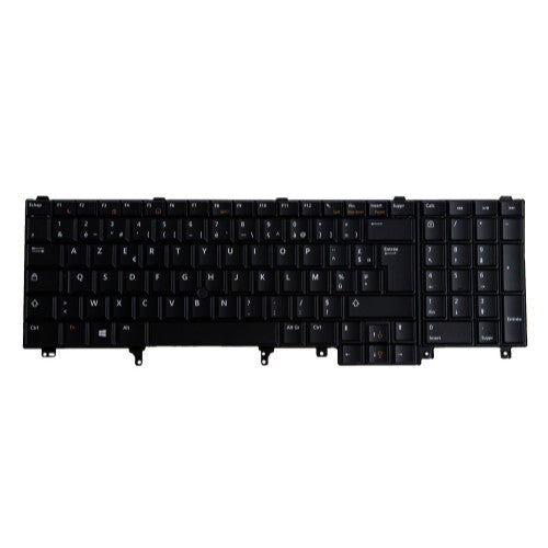 Origin Storage N/B KBD PWS 7530 French Layout 107 Key Backlit DP