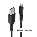 Lindy 2m USB Type A to Lightning Cable, Black