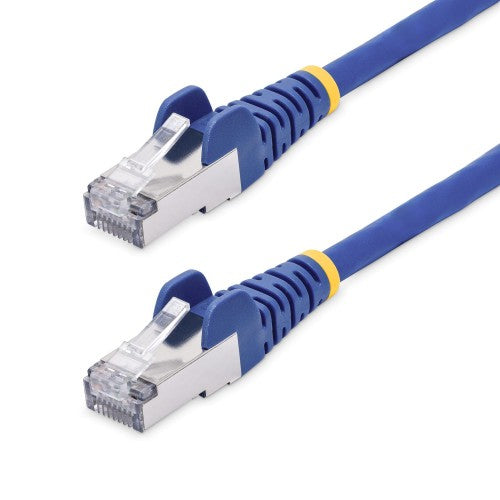 StarTech.com 2m Blue CAT8 Ethernet Cable, Snagless RJ45, 25G/40G, 2000MHz, 100W PoE++, S/FTP, 26AWG Pure Bare Copper Wire, LSZH, Shielded Network Patch Cord w/Strain Reliefs, Individually Tested