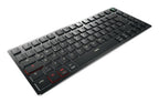 CHERRY KW X ULP 2.0 MINI keyboard Home/Office USB + RF Wireless + Bluetooth QWERTZ German Black