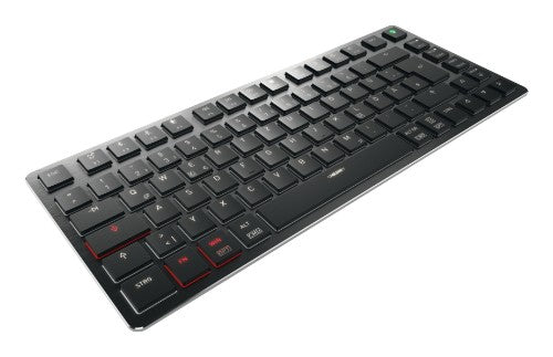 CHERRY KW X ULP 2.0 MINI keyboard Home/Office USB + RF Wireless + Bluetooth QWERTZ German Black