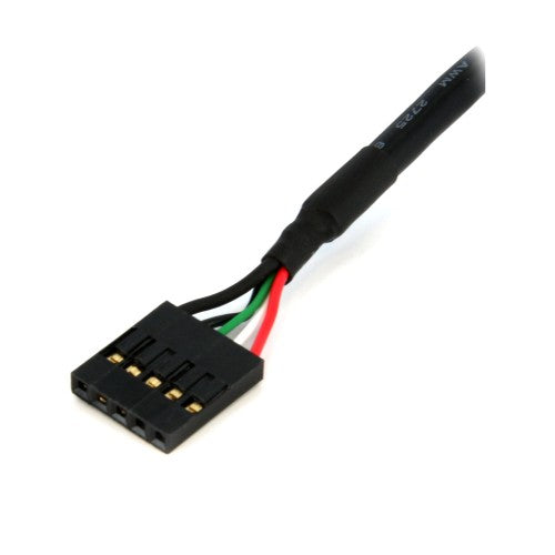 StarTech.com 12in Internal 5 pin USB IDC Motherboard Header Cable - F/F