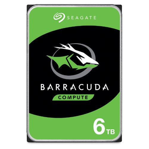Seagate Barracuda 6TB internal hard drive 5400 RPM 256 MB 3.5" Serial ATA III