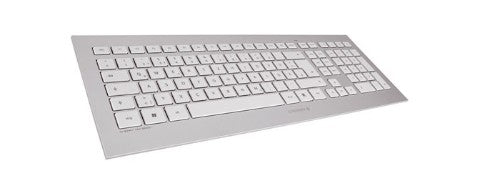 CHERRY DW 8000 keyboard Mouse included RF Wireless QWERTY US English Silver, White