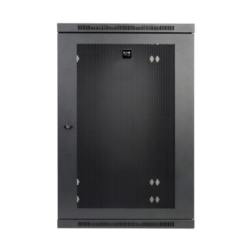 Tripp Lite SRW18US13 SmartRack 18U Low-Profile Patch-Depth Wall-Mount Half-Height Rack Enclosure, Hinged Back