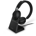 Jabra Evolve2 65 USB-A Black MS Chrg stand Stereo