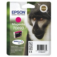 Epson C13T08934011/T0893 Ink cartridge magenta, 135 pages ISO/IEC 24711 3.5ml for Epson Stylus S 20/SX 115/SX 415