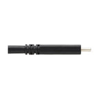 Tripp Lite U420-01M-G25ARA USB-C Cable (M/M) - USB 3.2 Gen 2 (10 Gbps), 5A (100W) Rating, Thunderbolt 3 Compatible, Right-Angle Plug, 1 m (3.3 ft.)
