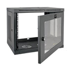 Tripp Lite SRW9UG SmartRack 9U Low-Profile Switch-Depth Wall-Mount Mini Rack Enclosure, Clear Acrylic Window