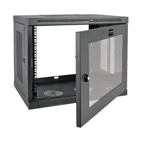 Tripp Lite SRW9UG SmartRack 9U Low-Profile Switch-Depth Wall-Mount Mini Rack Enclosure, Clear Acrylic Window