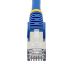 StarTech.com 10m CAT6a Ethernet Cable - Blue - Low Smoke Zero Halogen (LSZH) - 10GbE 500MHz 100W PoE++ Snagless RJ-45 w/Strain Reliefs S/FTP Network Patch Cord