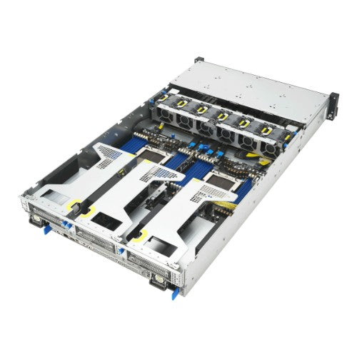 ASUS RS720A-E13-RS8U Socket SP5 Rack (2U) Black, Silver