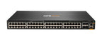 HPE Aruba Networking CX 6300M 48p 1GbE 4p SFP56 Power-to-Port 2 Fan Trays 1 PSU Bundle