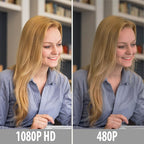 Adesso CyberTrack H4 webcam 2.1 MP 1920 x 1080 pixels USB 2.0 Black, Silver