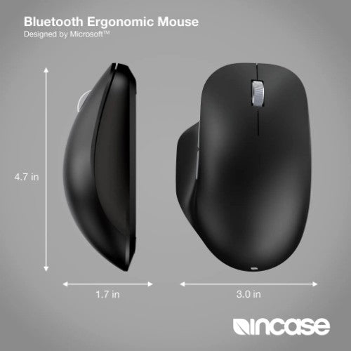 Incase Designed by Microsoft Bluetooth Ergonomic mouse Universal Right-hand
