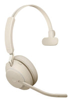 Jabra Evolve2 65 USB-A UC Chrg stand Mono - Beige