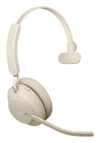 Jabra Evolve2 65 USB-A UC Chrg stand Mono - Beige