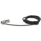 StarTech.com 6.6ft (2m) Laptop Cable Lock - 4 Digit Combination Laptop/Desktop Security Cable Lock for K-Slot Devices/Computers/Monitors - Portable Anti-Theft Vinyl Coated Steel Cable Lock - TAA