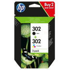 HP X4D37AE/302 Printhead cartridge multi pack black + color 170pg + 150pg Pack=2 for HP DeskJet 1110/2130/OfficeJet 5200