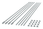 APC NetShelter Aisle Containment, Supporting Rods, 1500 mm, Set of 8, Zinc