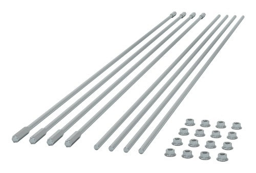 APC NetShelter Aisle Containment, Supporting Rods, 1500 mm, Set of 8, Zinc