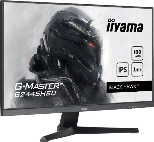 iiyama G-MASTER Get ahead with the G2445HSU Black Hawk monitor with IPS Panel Technology and 1ms MPRT