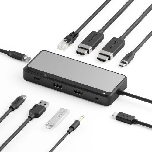 ALOGIC Fusion Pro DUO USB-C Dual HDMI Dock with Power Delivery