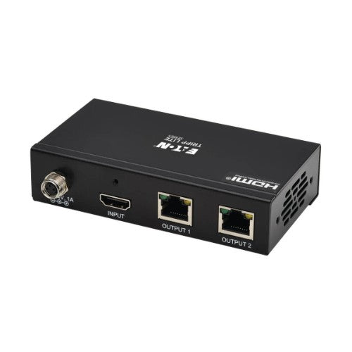 Tripp Lite B127A-002-BHPH2 2-Port HDMI over Cat6 Extender Kit, Splitter/2x Pigtail Receivers - 4K 60 Hz, HDR, 4:4:4, PoC, 230 ft. (70.1 m), TAA