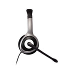 V7 HU521-2EP headphones/headset Wired Head-band Office/Call center Black, Silver