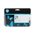 HP 498N5A/738 Ink cartridge cyan 130ml for HP DesignJet T 850/950