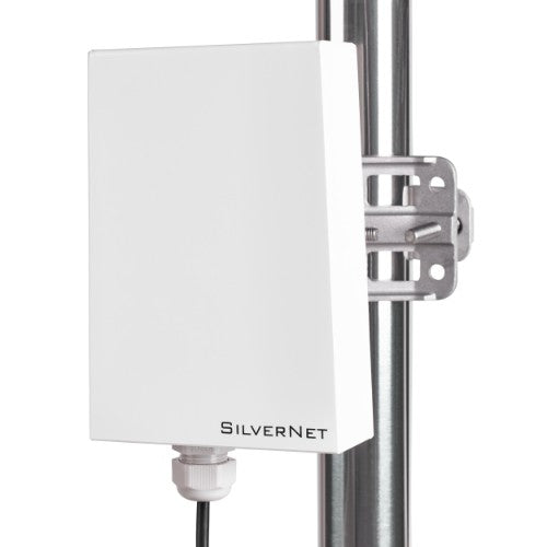 SilverNet SIL MICRO bridge/repeater Network bridge 100 Mbit/s Black, White