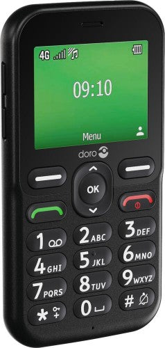 Doro Leva E10 6.1 cm (2.4") 118.9 g Black Senior phone