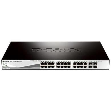 D-Link 28-Port Gigabit PoE Smart Managed Switch including 4 Combo Ports