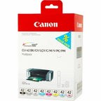 Canon 6384B010/CLI-42 Ink cartridge multi pack Bk,C,M,Y,LC,LM, GY,LGY 835 Photos 8x13ml Pack=8 for Canon Pixma Pro 100