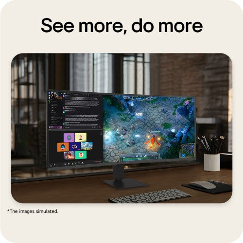 LG UltraWide™ U6 34U640B-B.AEK, 34-inch WQHD Curved (1800R) 144Hz Monitor, HDR10 and 99% sRGB, AMD FreeSync™ Premium