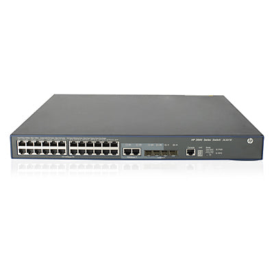 HPE 3600-24-PoE+ v2 EI Managed L3 Fast Ethernet (10/100) Power over Ethernet (PoE) Black