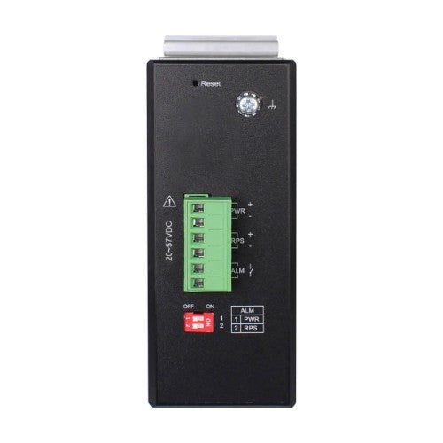 Tripp Lite NGI-M04C2 4-Port Managed Industrial Gigabit Ethernet Switch - 10/100/1000 Mbps, 2 GbE SFP Slots, -40° to 75°C, DIN Mount