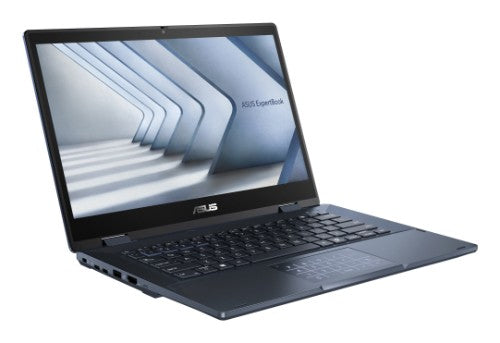 ASUS ExpertBook B3 Flip B3402FV-EC715X Intel Core 7 150U Hybrid (2-in-1) 35.6 cm (14") Touchscreen Full HD 16 GB DDR4-SDRAM 512 GB SSD Wi-Fi 6E (802.11ax) Windows 11 Pro Black QWERTY UK English