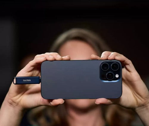 SanDisk iXpand USB flash drive 128 GB USB Type-C / Lightning 3.2 Gen 1 (3.1 Gen 1) Blue