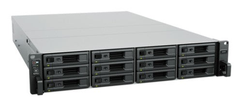 Synology SA SA3610 NAS/storage server Rack (2U) Intel® Xeon® D-1567 16 GB DDR4 0 TB DiskStation Manager Black, Grey