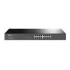 TP-Link TL-SG1016 network switch Unmanaged Gigabit Ethernet (10/100/1000) 1U Black