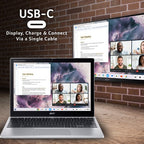 Acer Chromebook NX.KYTEK.003 laptop Intel® N N100 30.5 cm (12") Touchscreen WUXGA 4 GB LPDDR5-SDRAM 128 GB eMMC Wi-Fi 6E (802.11ax) ChromeOS Silver