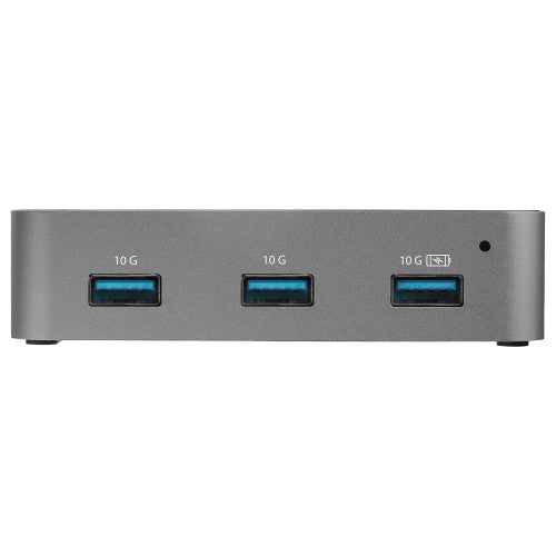 StarTech.com 4 Port USB C Hub with Power Adapter - USB 3.1/3.2 Gen 2 (10Gbps) - USB Type C to 4x USB-A - Self Powered Desktop USB Hub with Fast Charging Port (BC 1.2) - Desk Mountable~4 Port USB C Hub with Power Adapter - USB 3.2 Gen 2 (10Gbps) - USB Type