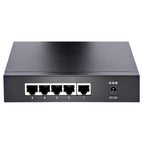 StarTech.com Unmanaged 2.5G Switch - 5 Port Gigabit Switch - 2.5GBASE-T Unmanaged Ethernet Switch - Ethernet Splitter - Din Rail or Wall Mount - Multi-Gigabit - Auto-MDIX - 9K Jumbo