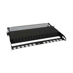 Tripp Lite N48LSM-32X32 Spine-Leaf MPO Panel with Key-Up to Key-Up MTP/MPO Adapter - 12F MTP/MPO-PC M/M, 8F OM4 Multimode, 32 x 32 Ports, 1U