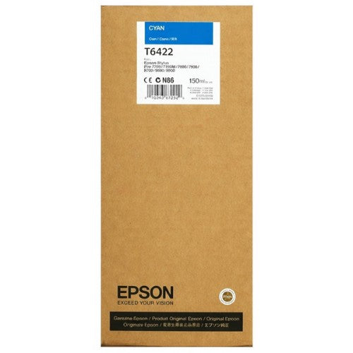 Epson C13T642200/T6422 Ink cartridge cyan 150ml for Epson Stylus Pro WT 7900/7700/7890/7900