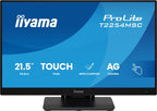 iiyama 21.5” Optical Bonded PCAP 10pt touchscreen monitor featuring IPS panel technology, Anti Glare coating, active stylus support (MPP 2.0) and edge-to-edge glass