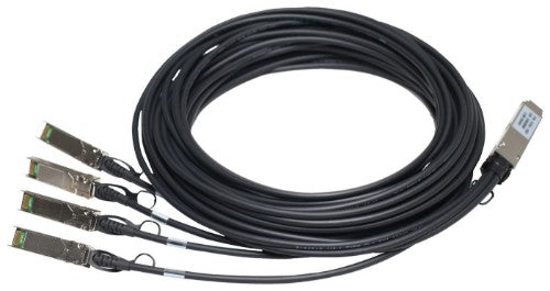HPE Networking Comware X240 40G QSFP+ to 4x10G SFP+ 3m Direct Attach Copper Splitter Cable