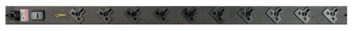 Vertiv EGVHVAB102-104UKRUK-V power distribution unit (PDU) 10 AC outlet(s) Black